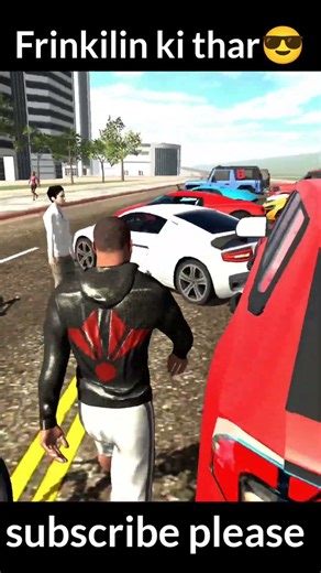 FRANKLIN WINS THE THAR 🤩 INDIAN BIKE DRIVING 3D #gta​ #funny #shorts#gaming #shortsfeed