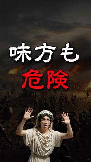 味方も燃える…古代ギリシャのヤバい戦術BEST4 #ムチムチ哲学 #古代ギリシャ #戦争史 #shorts