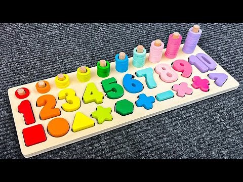 Best Learn Shapes with Animals Shape Matching Puzzle | Preschool Toddler Learning Kids Toy Video