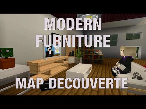 MINECRAFT PS4 - MODERN FURNITURE MOD Découverte de la map
