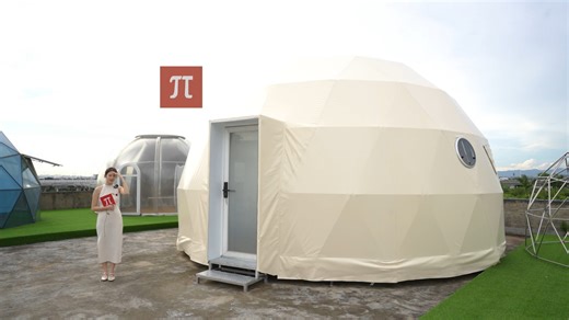 Jinli on Instagram: "7-meter geodesic tent - JINLI factory live video#geodesicdomes #dome#spherical"