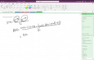 SOLVED:Use Euler's Fomula to prove that the identity holds. Note… | Numerade