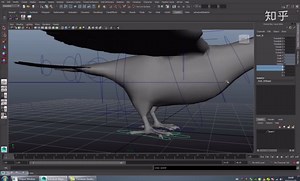 Maya教程：3.10 鸟飞行动画