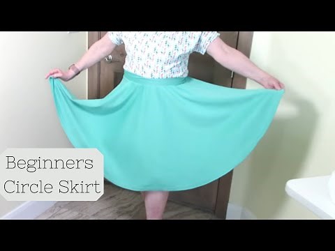 How To Sew A Circle Skirt For Beginners | For Any Size + Any Age