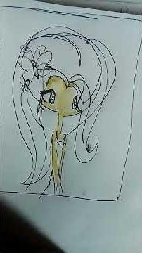 colouring Fluttershy from My Little Pony Equestria girls #mlps