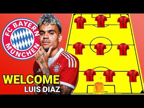 Bayern Munich 2025/2026 Predicted Lineups With Luis Diaz Done Deal Transfer ¦ Bayern Munich Transfer