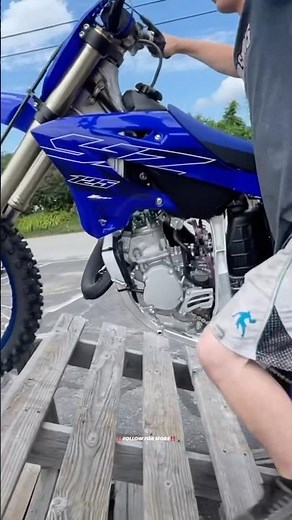 Picking up my new YZ125 Dirt Bike