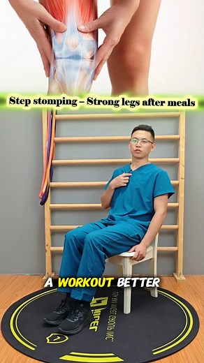 12K views · 149 reactions | Step stomping is even better than walking or running—just 5 minutes after meals will make your legs stronger and lighter. Will you try it tonight? #stepstomping #legstrength #dailyfitness #aftermealworkout #wellness | Taichii help | Facebook