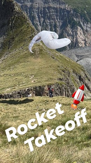 Most technical #takeoff moment of the #redbullxalps 2025 edition took place after reaching the top of the via ferrata on the Italian side of the Mont-Blanc Group, near Courmayeur in Aosta Valley. Just bellow Rifugio Franco Monzino, at around 2580m altitude, the grass field is usually perfect for takeoff. That day, though, the strong west wind was wrapping around the Mt Blanc massif, and it was gusting over 50kmh at moments. Being a mix of wind and strong thermal cycles from the cliffs bellow the