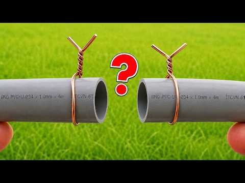 🔥99% of people don't know this trick | How to connect two PVC pipes without an adapter!