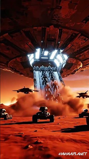ALIEN INVASION: MARS LANDING! Massive UFO Drops Armored Troops 🛡️
