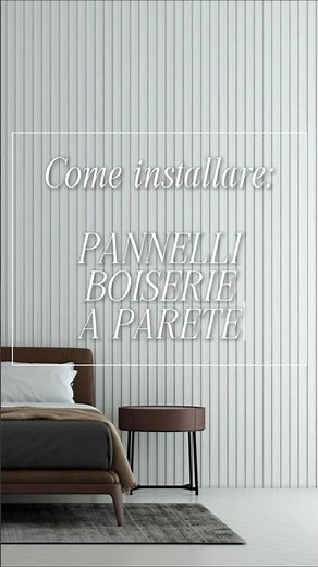 ISTRUZIONI DI POSA PANNELLI BOISERIE EFFETTO DOGHE LEGNO A PARETE