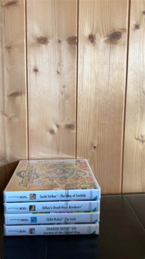 I ADDED FOUR 3DS GAMES TO MY COLLECTION! #youtubeshorts #gaming #gamingshorts