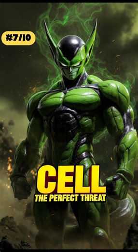 🧬 I Am Cell — The Perfect Evolution Begins | Episode 7 | AnimePerInch | #goku #cell #anime #shorts
