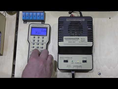 Programming a number into a locomotive on a Gaugemaster Prodigy