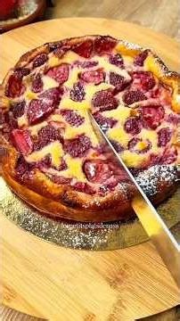 Clafoutis aux fruits 🍓🍇🍓🍇🍓😋😋 #food #recipe
