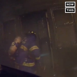 This is what firefighters see while trying to save someone from a burning building | NowThis