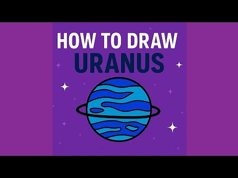 How to Draw Uranus | Easy Planet Drawing for Kids