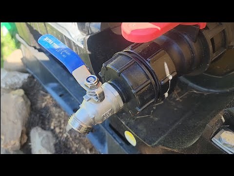 IBC tote adapter for garden hose review ‪@RobCoonsGarage‬ #waterstorage #ibc #productreview
