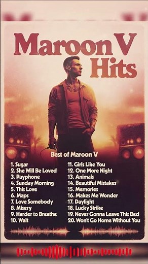 Maroon 5 Best Songs Playlist 2025 ~ The Best Of Maroon 5 ~ Greatest Hits Full Album 2025
