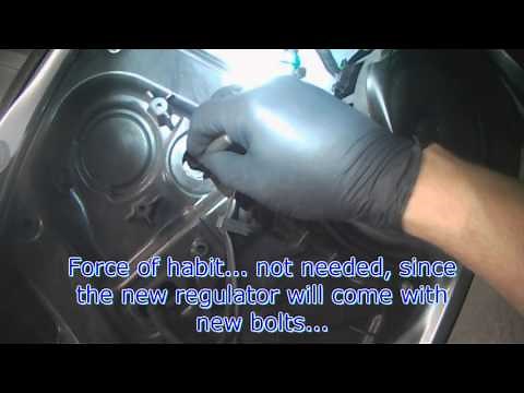 VW A5: EOS Driver side power window regulator removal