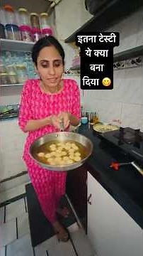 Chhoti diwali pe easy mithai banai / How to make gulab jamun at home with milk powder #shorts