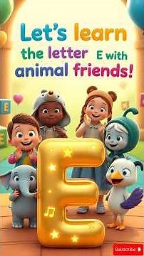 E is for Elephant, Eagle & Emu! | Fun ABC Animal Song for Kids