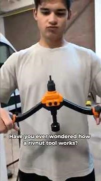 Have you ever wondered how a rivnut tool works ?