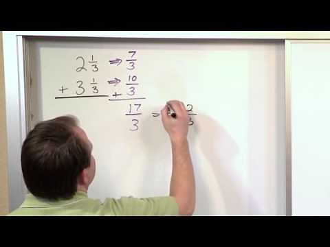 Lesson 6 - Adding Mixed Numbers, Method 2 (5th Grade Math)