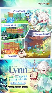 Experience Lynn's enhanced abilities and magical potential in MapleStory M! Are you ready to command the forest? | MapleStory M