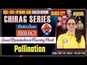 Class 12 Biology Sexual Reproduction in Flowering Plants | 12th Biology Chirag Series Revision Class