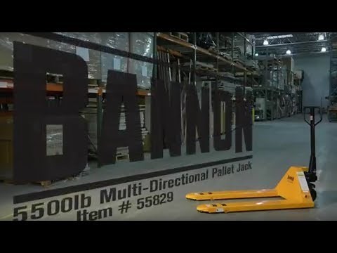 Bannon Multi-Directional Pallet Jack 5500-Lb. Capacity