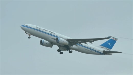 Retro-style aircraft livery departing Manchester