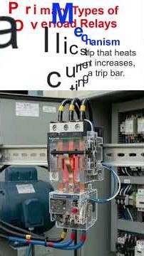What is an Overload Relay? Motor Protection Explained in 90 Seconds! ⚡⚙️