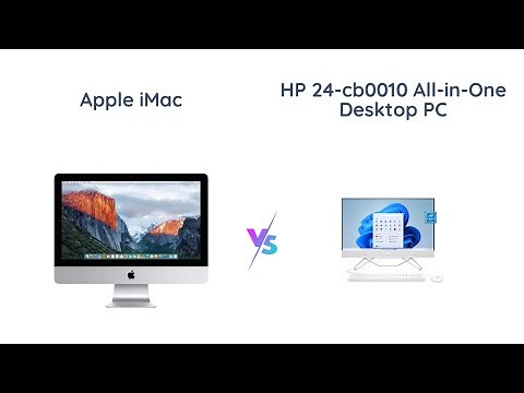 Apple iMac vs HP All-in-One Desktop PC Comparison