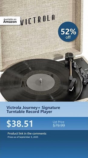 Victrola Journey+ Signature Turntable Record Player