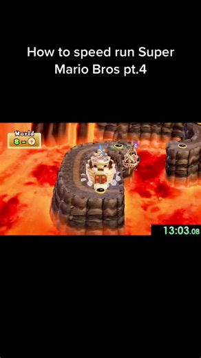 Speedrunning Super Mario Bros - World 8 Speedrun Commentary