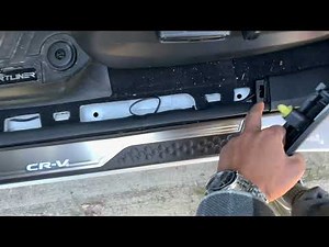 2017-2020 Honda CrV Led illuminated Door Sills Installation Guide take out plastic trim pieces