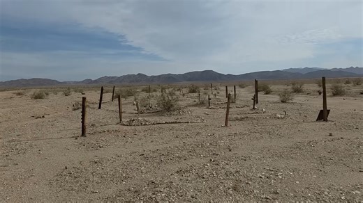 He almost got stopped before reaching a desert cemetery where the names are gone