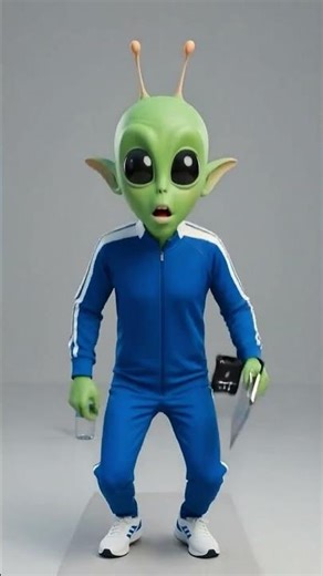 Alien Tries Workout Motivation… Instant Collapse! 😭👽