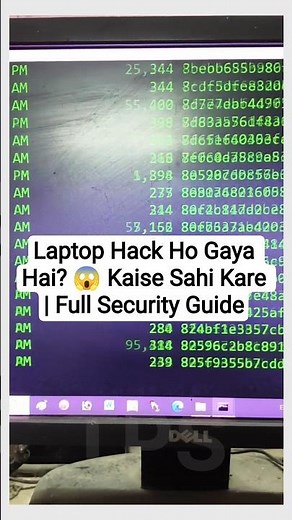 How to find out if your laptop is hacked and how to fix it correctly (Step by Step) #techhacks #p...