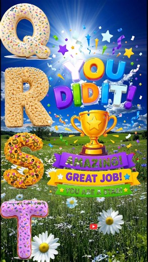 👉 Can you Match the Sweet 🧠 🍩 QRST Puzzle! #shorts #kidslearning
