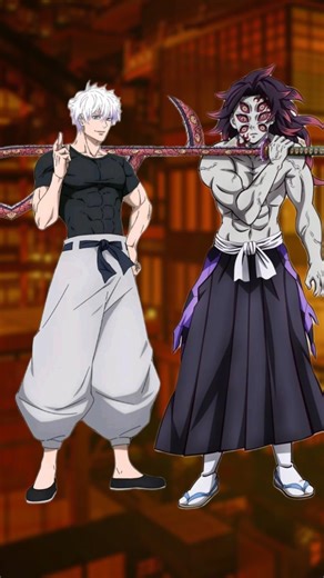 what if? Saturo Gojo 🆚 Kokushibo #demonslayer #shortsfeed #shorts