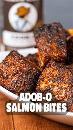 253K views · 1.8K reactions | Had to run it back with the Salmon Bites...this time with the brand new Dan-O's Adob-O! | Dan-O's Seasoning | Facebook