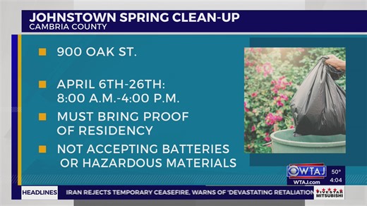 Johnstown kicks of ‘Spring Clean Up:’ What to know