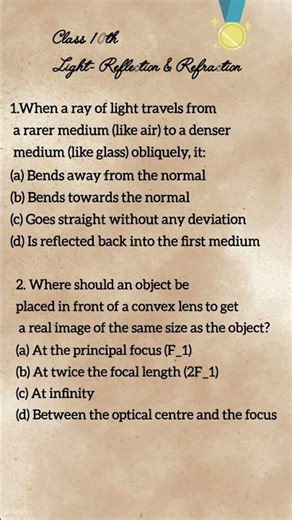 class 10th|| Light- Reflection & Refraction #cbse #class10 #class10notes