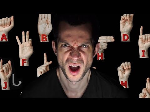 ASMR Teaching you the Alphabet in Sign Language