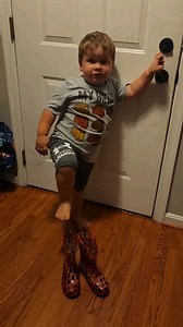 108K views · 3.3K reactions | Rain boot tutorial 藍殺 we're in the boot phase. Clover has even worn hers to bed a few times  | Christina Weiss | Facebook