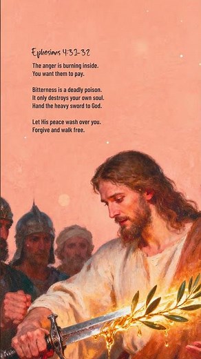 Let All Bitterness Be Put Away | Ephesians 4:31-32 Bible Verse #jesus #faithdome