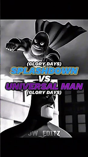 Universal Man vs Splashdown | Incredibles Elimination Wheel Pt.1 #shorts
